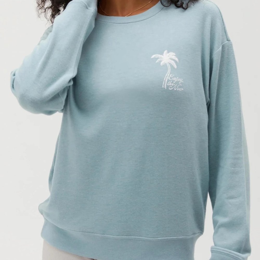 NWT Spiritual Gangster Enjoy the Now Sweatshirt